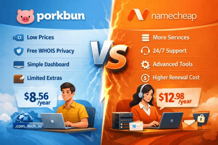 Porkbun vs Namecheap